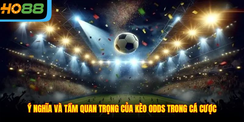 Ý nghĩa và tầm quan trọng của kèo odds trong cá cược